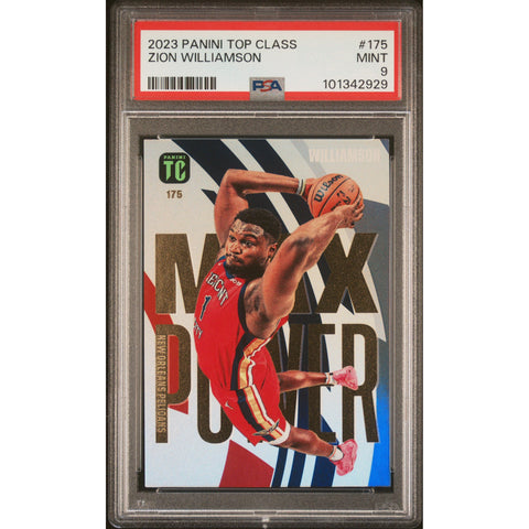 2024 NBA PANINI TOP CLASS ZION WILLIAMSON MAX POWER 175 PSA 9