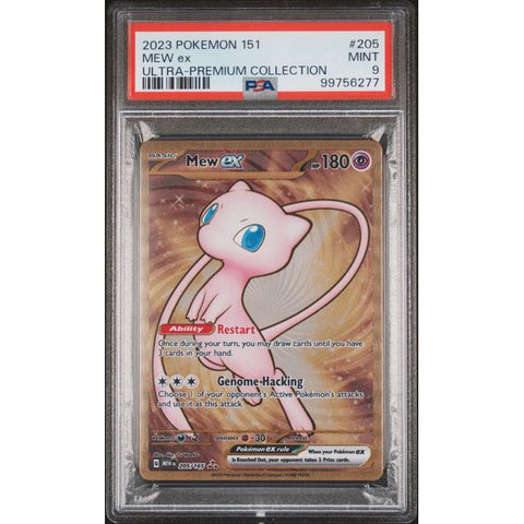 2010 POKEMON 151 ULTRA-PREMIUM COLLECTION 205 MEW EX 205/165 PSA 9