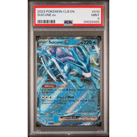 2023 POKEMON CLASSIC COLLECTION SUICUNE 010/034 PSA 9