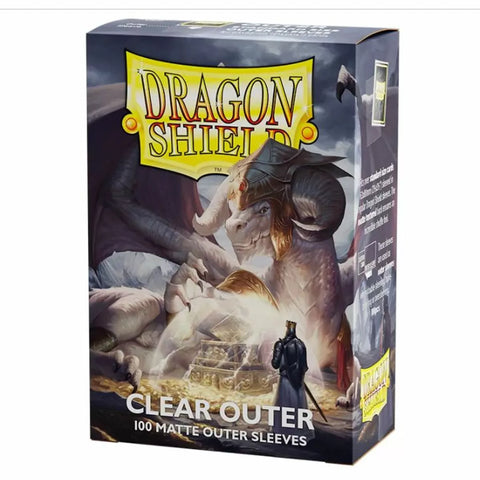 Dragon Shield: Outer Sleeves – Matte – Clear