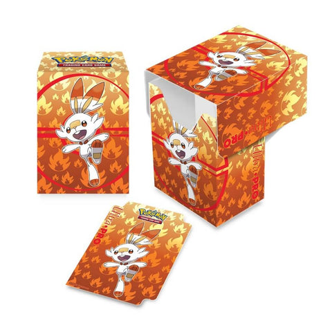 Ultra Pro - Pokémon - Full View Deck Box- Sword and Shield Galar- Scorbunny