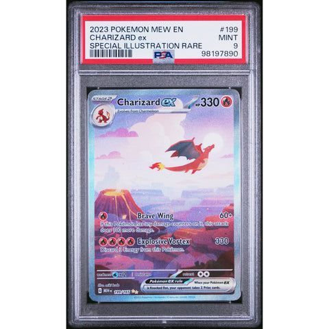 2023 POKEMON 151 CHARIZARD 199/165 PSA 9