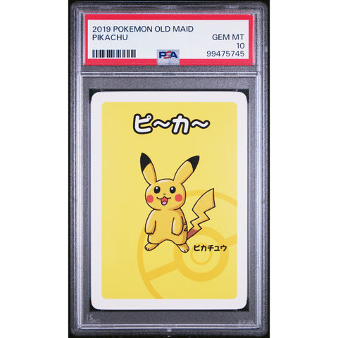 2024 POKEMON JPN OLD MAID PIKACHU PSA 10