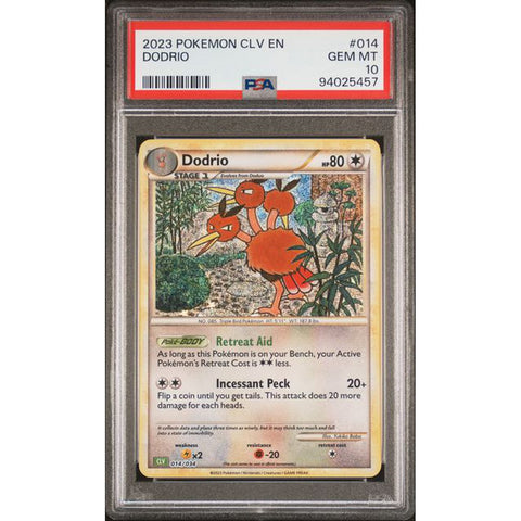 2023 POKEMON CLASSIC COLLECTION DODRIO 014/034 PSA 10