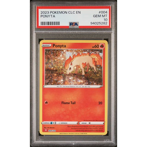 2023 POKEMON CLASSIC COLLECTION PONYTA 004/034 PSA 10