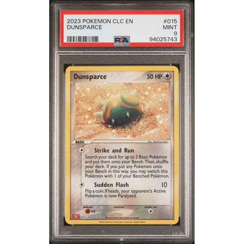 2023 POKEMON CLASSIC COLLECTION DUNSPARCE 015/034 PSA 9