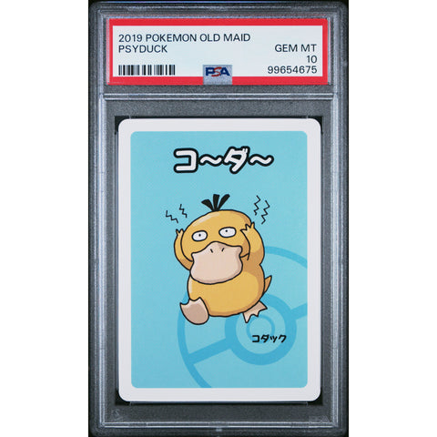 2019 POKEMON JPN OLD MAID PSYDUCK PSA 10 1