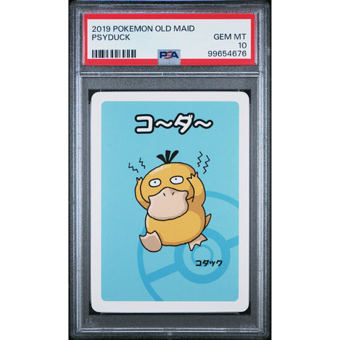 2019 POKEMON JPN OLD MAID PSYDUCK PSA 10 2