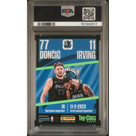 2024 NBA PANINI TOP CLASS DONICIC IRVING SYNERGY 226 PSA 8