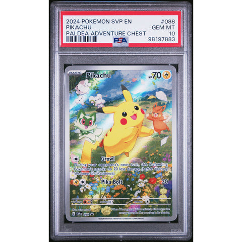 2024 POKEMON SCARLET VIOLET PROMO PIKACHU SVP088 PSA 10