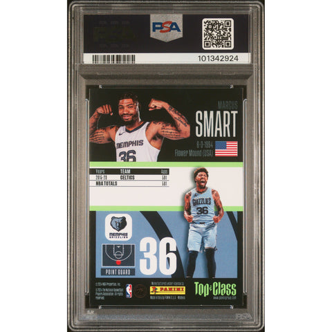 2024 NBA PANINI TOP CLASS MARCUS SMART NEW SENSATION 256 PSA 7