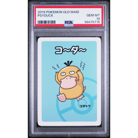 2025 POKEMON JPN OLD MAID PSYDUCK PSA 10