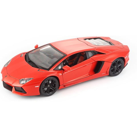 1:18 2012 Lamborghini Aventador Coupé Metallic Orange - BBurago Diecast