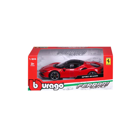 Bburago Race & Play 1:24 Ferrari SF90 Stradale Red