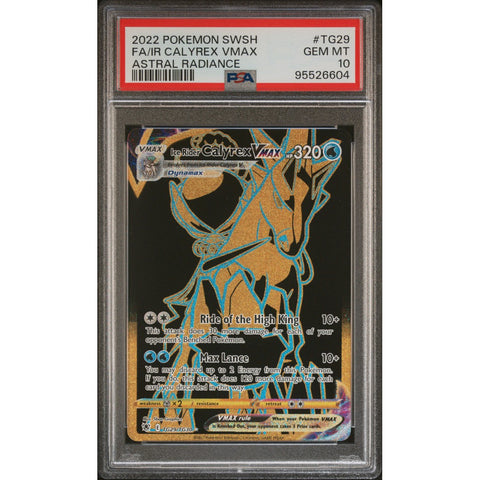 2022 POKEMON ASTRAL RADIANCE ICE RIDER CALYREX TG29/TG30 PSA 10