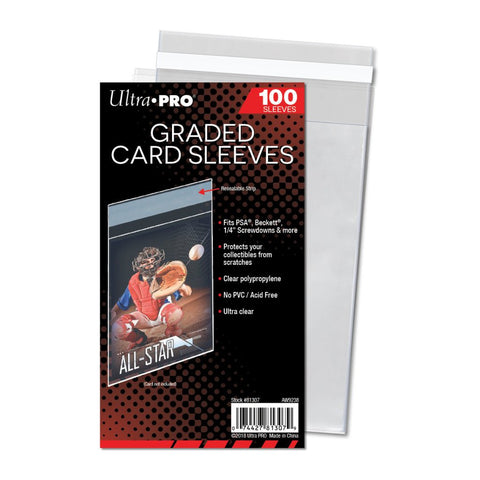 GRADED CARD SLEEVE - Graded- Resealable (100ct)