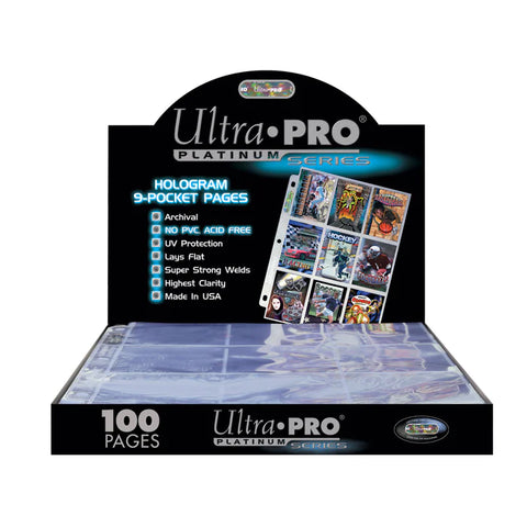 Ultra Pro Platinum Series 9 Pocket Page