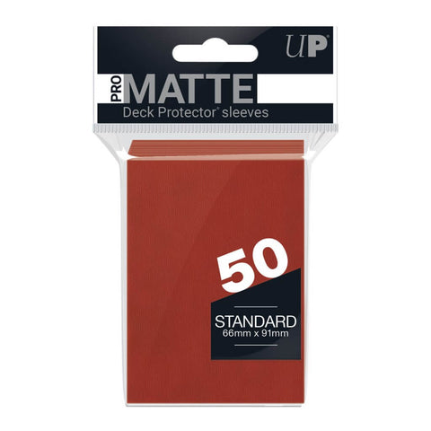 Ultra Pro - PRO LINE - DECK PROTECTOR STANDARD 50ct Pro-Matte - Red