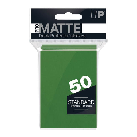 Ultra Pro - PRO LINE - DECK PROTECTOR STANDARD 50ct Pro-Matte - Green