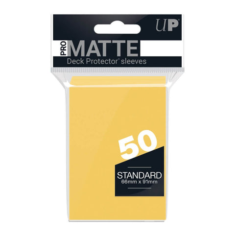 Ultra Pro - PRO LINE - DECK PROTECTOR STANDARD 50ct Pro-Matte - Yellow