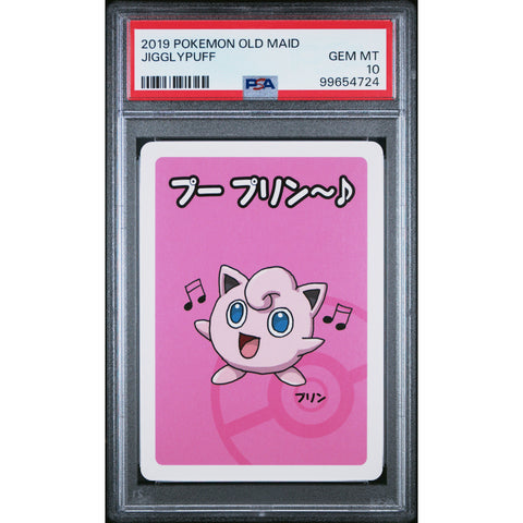 2019 POKEMON JPN OLD MAID JIGGLYPUFF PSA 10