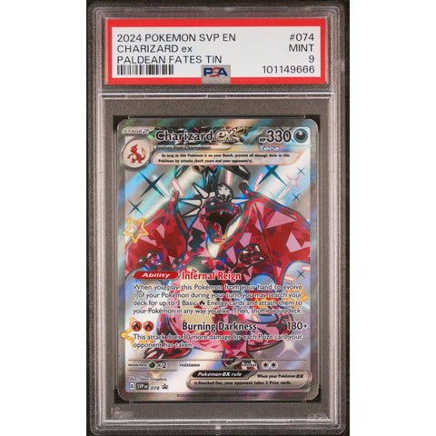 2024 POKEMON SCARLET PROMO 074 CHARIZARD SVP074 PSA 9 1