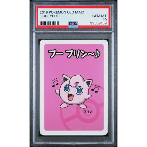 2019 POKEMON JPN OLD MAID JIGGLYPUFF PSA 10