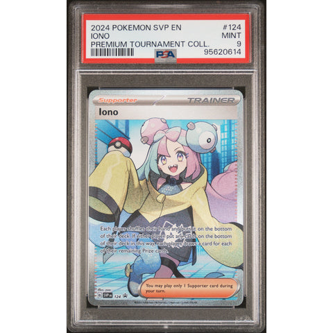 2024 POKEMON SV BLACK STAR PROMO 124 IONO SVP124 PSA 9