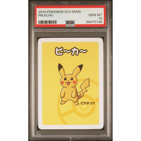 2026 POKEMON JPN OLD MAID PIKACHU PSA 10