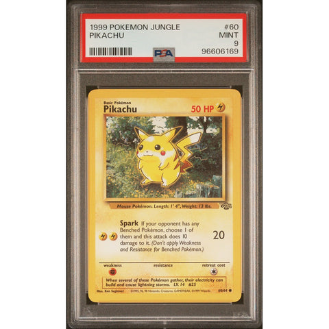 2010 POKEMON JUNGLE PIKACHU 60/64 PSA 9