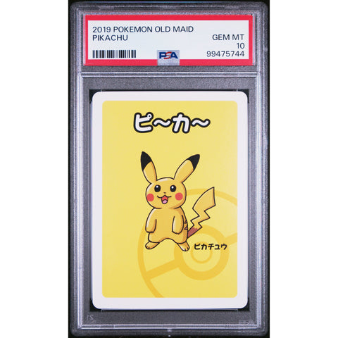 2024 POKEMON JPN OLD MAID PIKACHU PSA 10