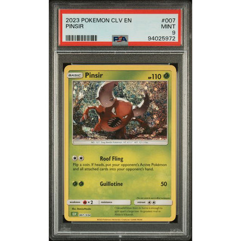 2023 POKEMON CLASSIC COLLECTION PINSIR 007/034 PSA 9