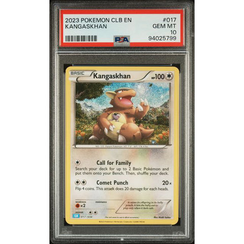 2023 POKEMON CLASSIC COLLECTION KANGASKHAN 017/034 PSA 10