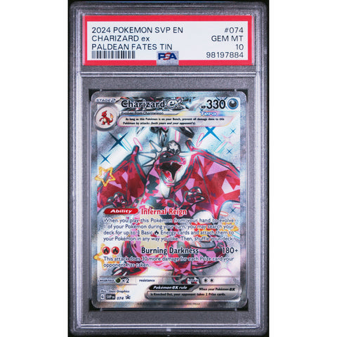 2024 POKEMON SCARLET VIOLET PROMO CHARIZARD SVP074 PSA 10