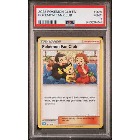 2023 POKEMON CLASSIC COLLECTION POKEMON FAN CLUB 022/034 PSA 9