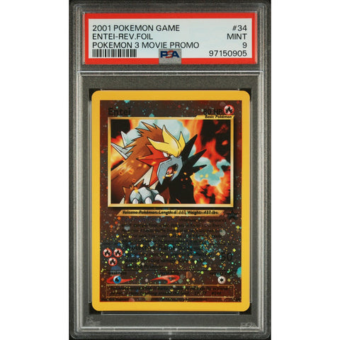 2001 POKEMON GAME MOVIE ENTEI 34 PSA 9