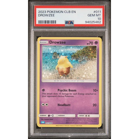 2023 POKEMON CLASSIC COLLECTION DROWZEE 011/034 PSA 10