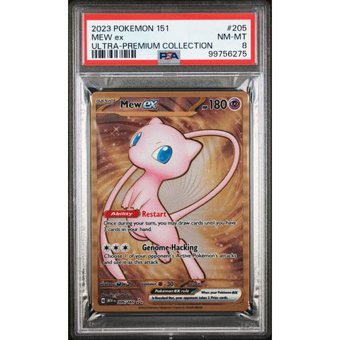 2008 POKEMON 151 ULTRA-PREMIUM COLLECTION 205 MEW EX 205/165 PSA 8