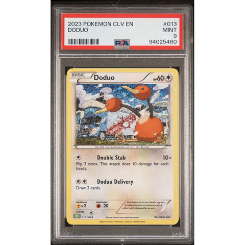 2023 POKEMON CLASSIC COLLECTION DODUO 013/034 PSA 9