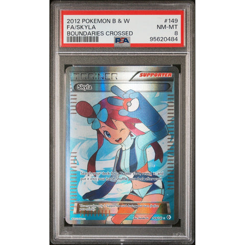 2012 POKEMON BOUNDARIES CROSSED SKYLA 149/149 PSA 8