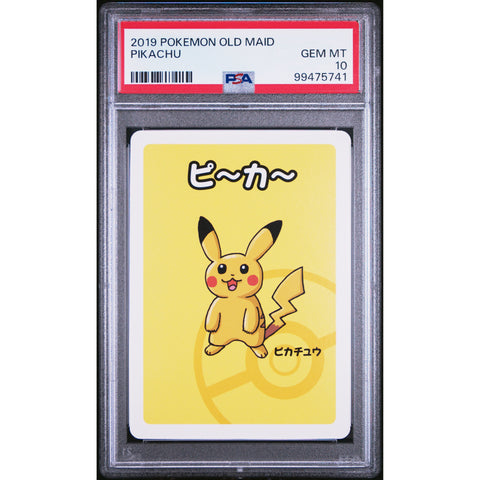 2022 POKEMON JPN OLD MAID PIKACHU PSA 10