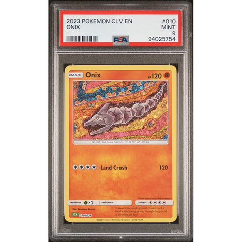 2023 POKEMON CLASSIC COLLECTION ONIX 010/034 PSA 9