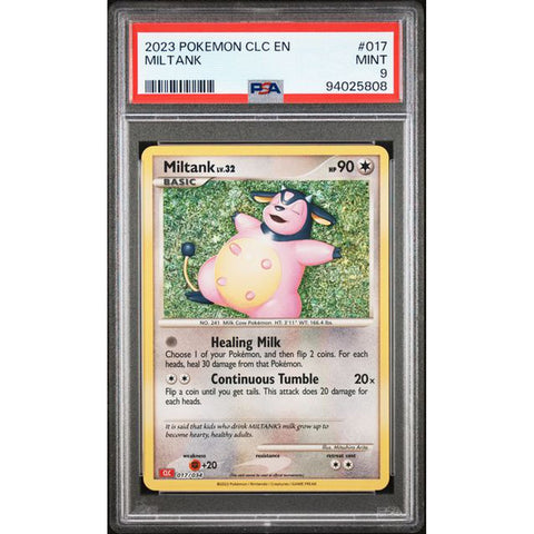 2023 POKEMON CLASSIC COLLECTION MILTANK 017/034 PSA 9