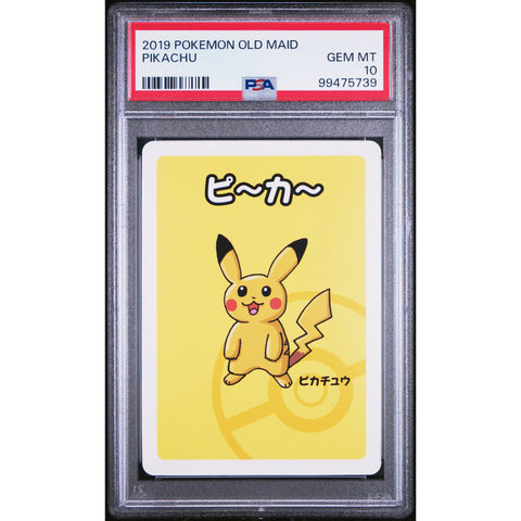 2021 POKEMON JPN OLD MAID PIKACHU PSA 10