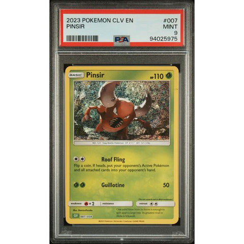 2023 POKEMON CLASSIC COLLECTION PINSIR 007/034 PSA 9