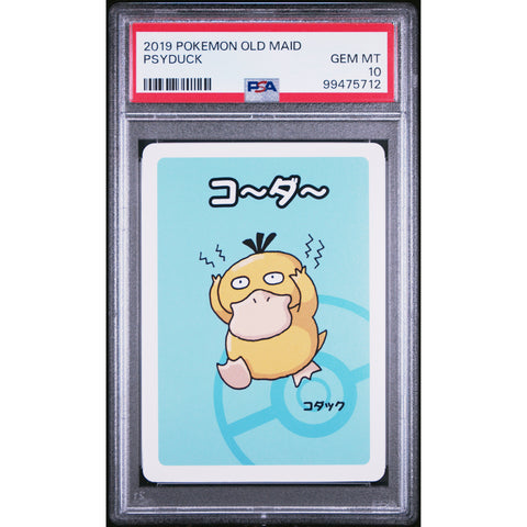 2024 POKEMON JPN OLD MAID PSYDUCK PSA 10