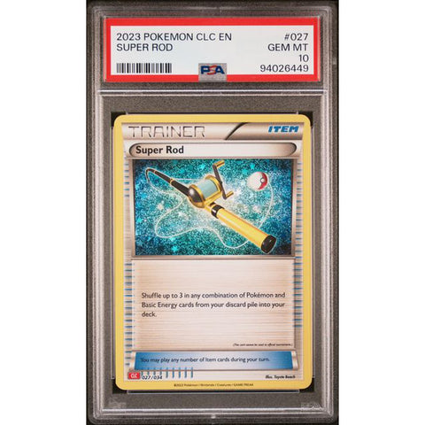 2023 POKEMON CLASSIC COLLECTION SUPER ROD 027/034 PSA 10