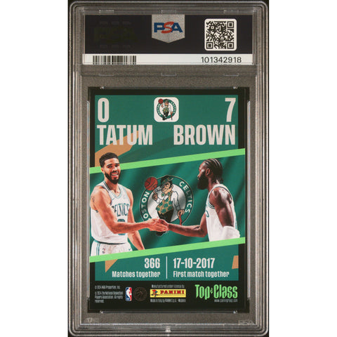 2024 NBA PANINI TOP CLASS BROWN TATUM SYNERGY 218 PSA 8