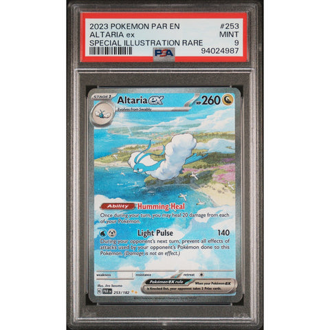 2023 POKEMON PARADOX RIFT ALTARIA EX SPECIAL ILLUSTRATION RARE PSA 9