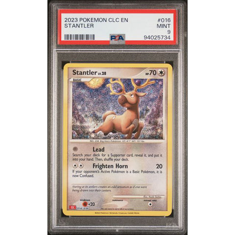 2023 POKEMON CLASSIC COLLECTION STANTLER 016/034 PSA 9